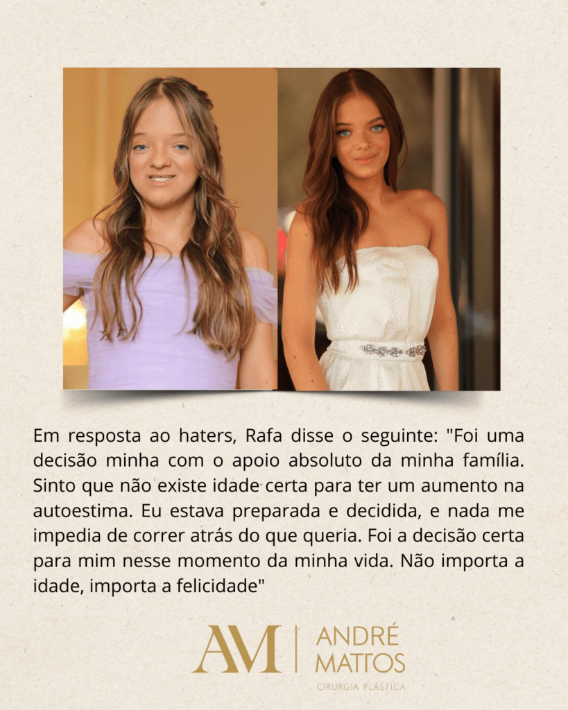 Cirurgia plástica antes dos 18 anos